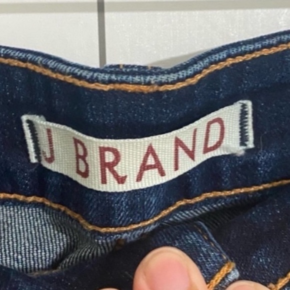 J Brand Scarlett Seven Eights Ink Wash Mid Rise Skinny Denim Jeans Size 28 - Picture 3 of 7